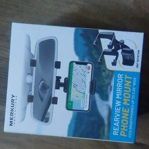 Rear View Mirror Phone Mount